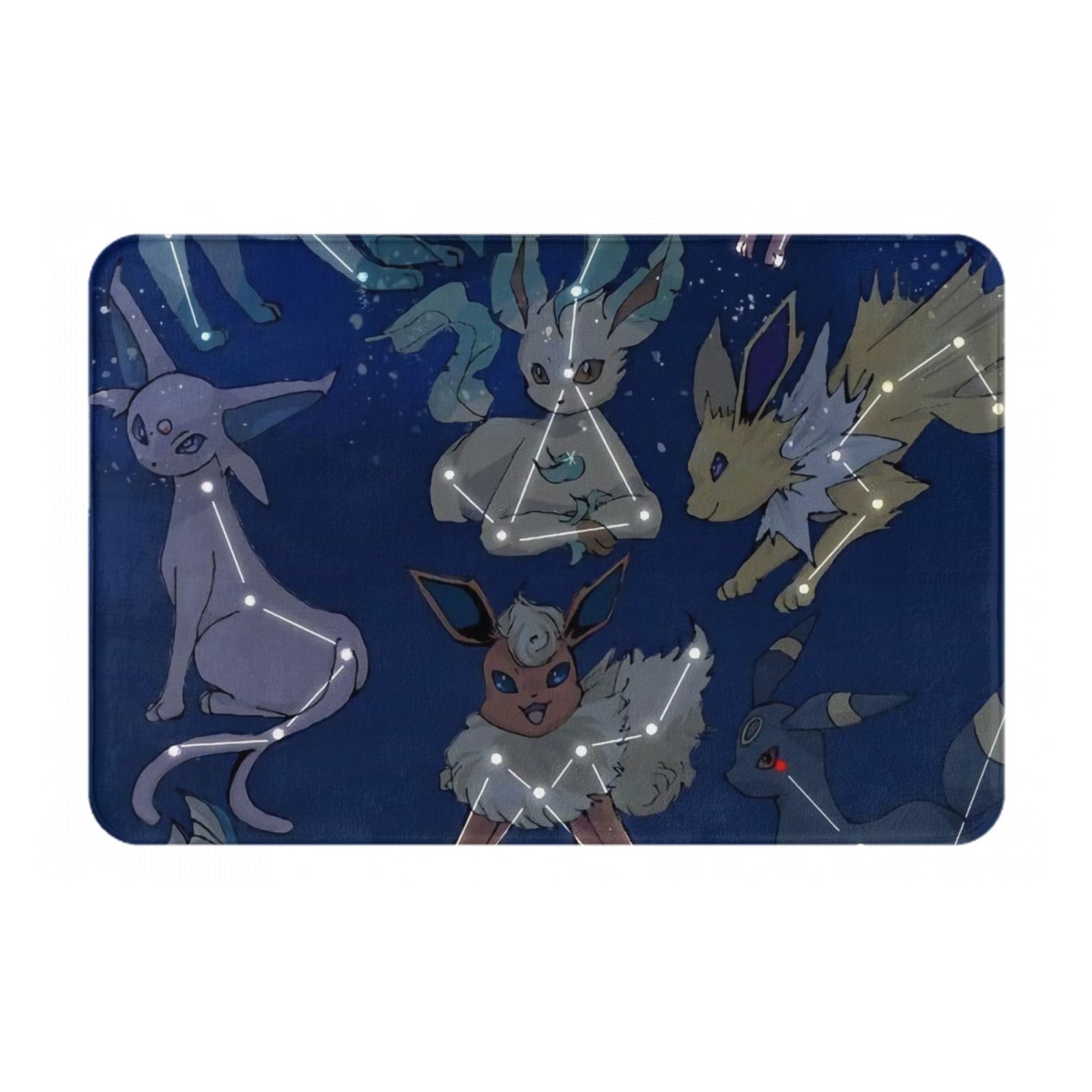 Flareon Rug Pokemon-Eevee,Vaporeon,Leafeon,Umbreon,Espeon,Glaceon,Flareon,Jolteon ...