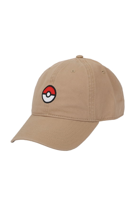 Pokemon Embroidered Pok Ball Adult Baseball Hat (One Size)
