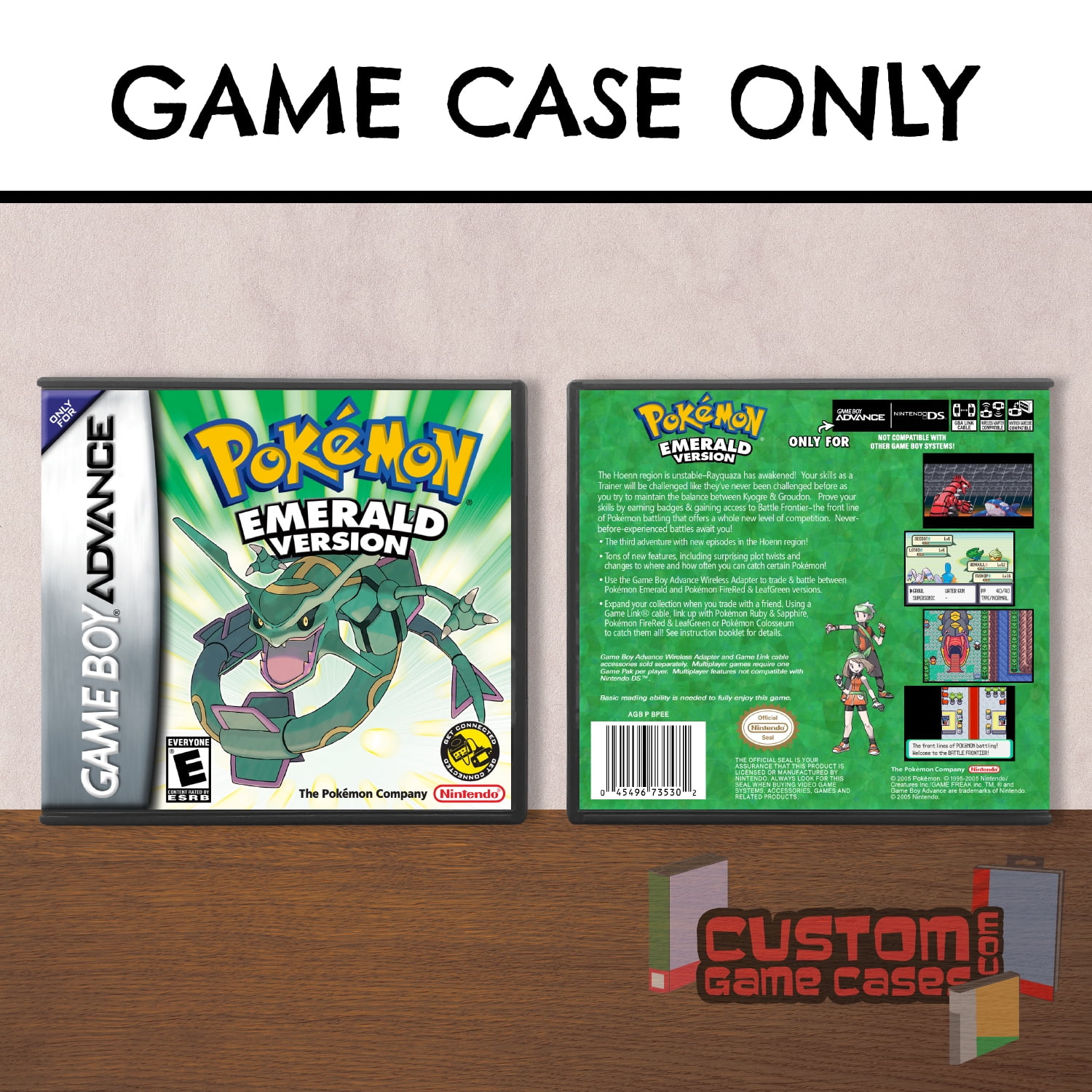 Pokemon Emerald Version GBA Great Condition Fast Shipping