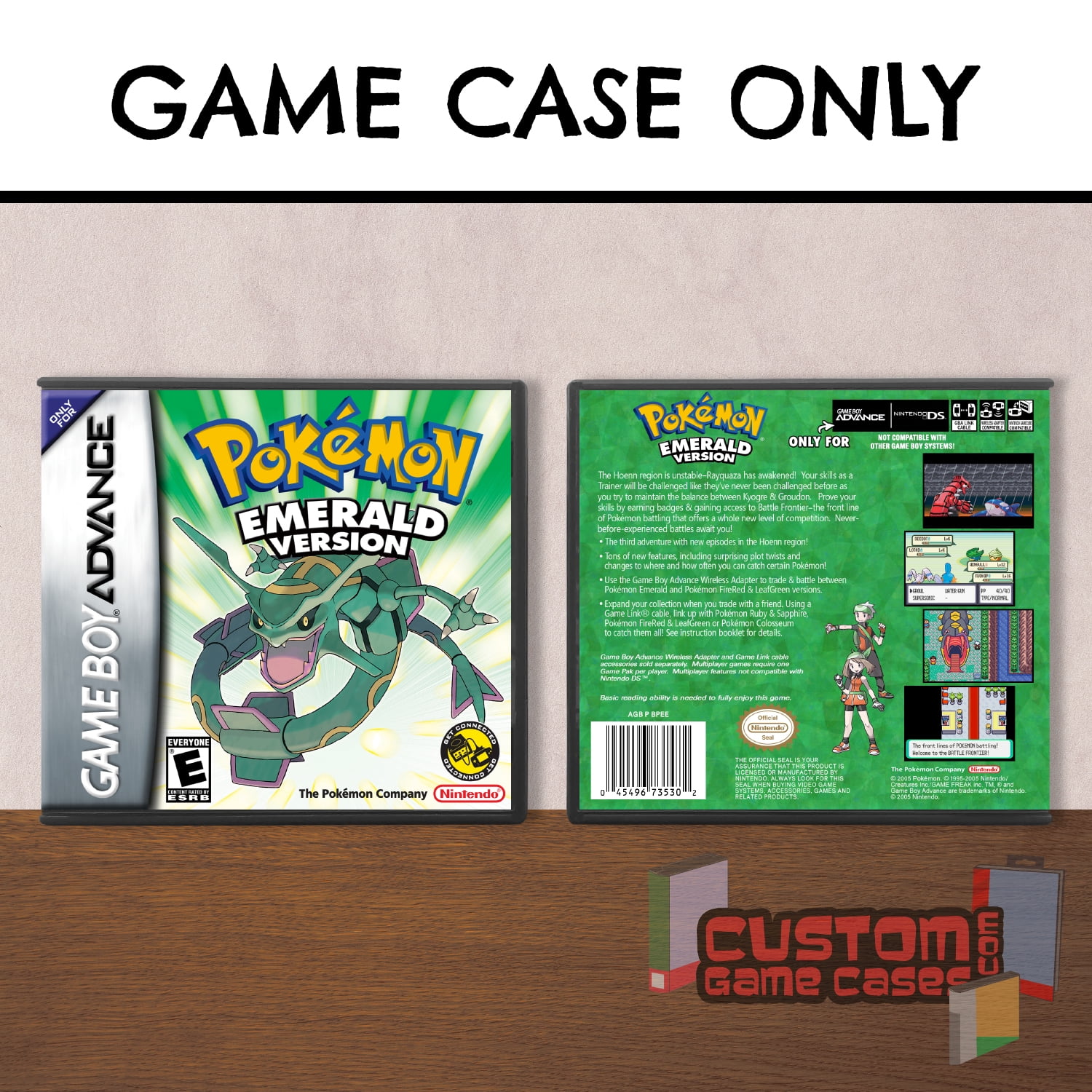 Pokemon Emerald Completo Nintendo Game Boy Advance