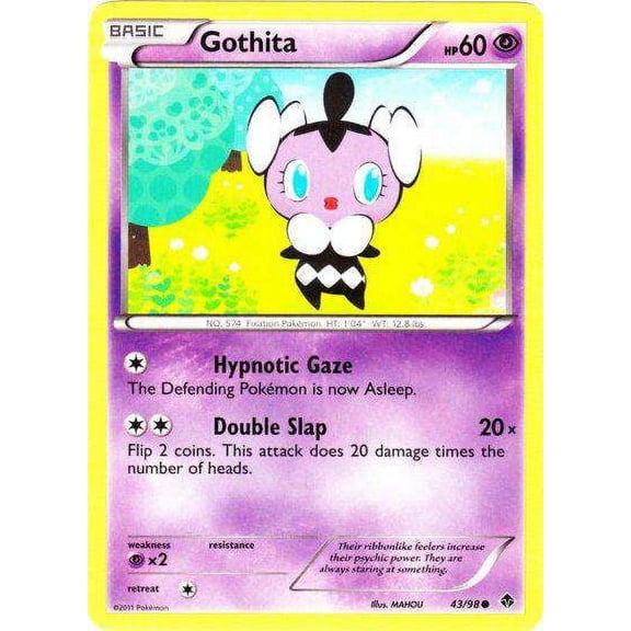 Pokemon Emerging Powers Gothita #43