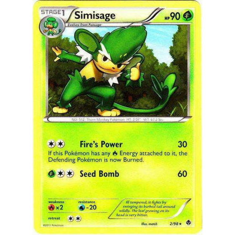 Pokemon Emerging Powers Simisage #2