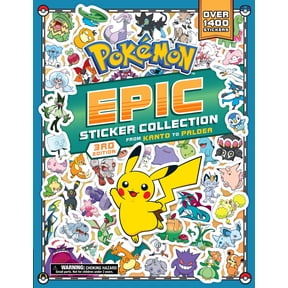 Pokmon Epic Sticker Collection 3rd Edition: from Kanto to Paldea: Over 1,400 Stickers! (Paperback)