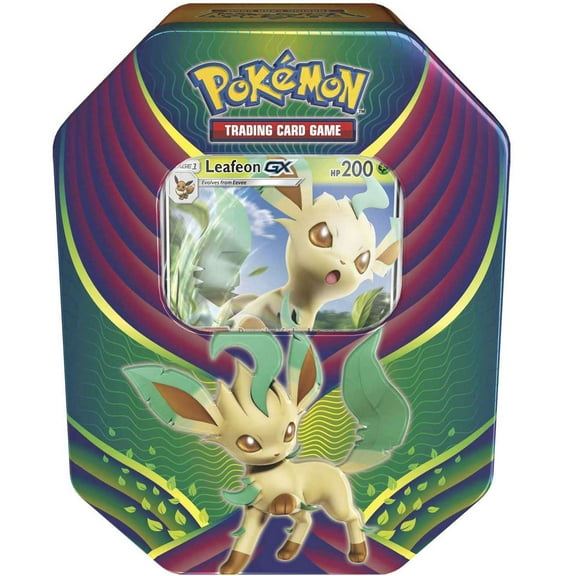 Pokemon Evolution Celebration Leafeon-GX Collector Tin