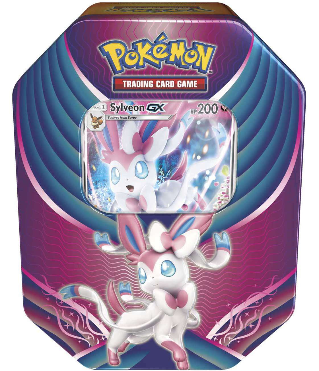 Pokemon Center Sylveon Playmat + 65 Card Sleeves + Double Deck Box NEW  SEALED, image size:1121x1301