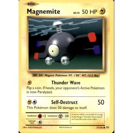 Pokemon Evolutions Common Magnemite #37