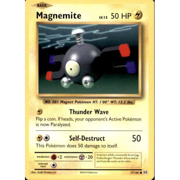 Pokemon Evolutions Common Magnemite #37