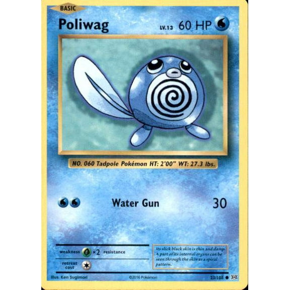Pokemon Evolutions Common Poliwag #23