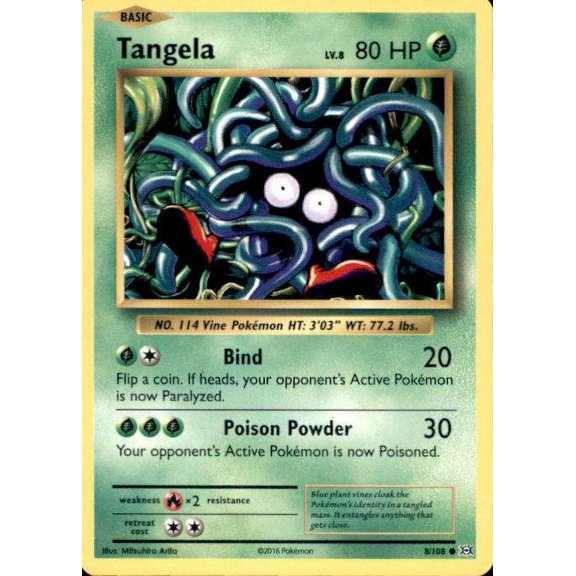 Pokemon Evolutions Common Tangela #8