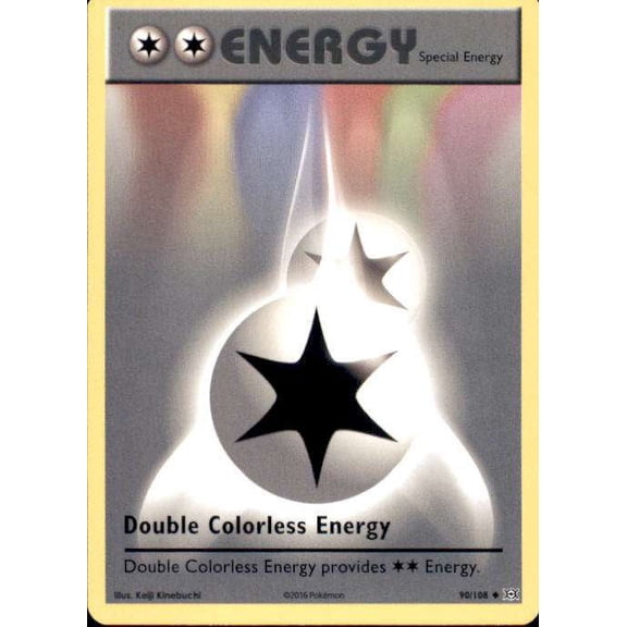 Pokemon Evolutions Double Colorless Energy #90