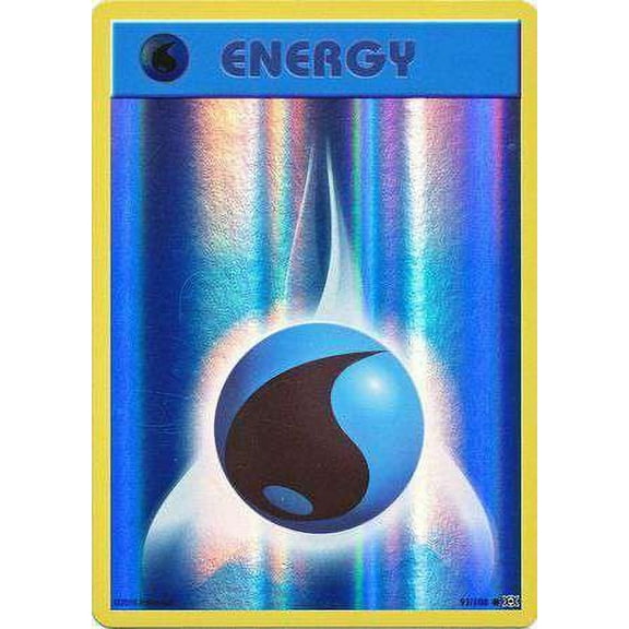 Pokemon Evolutions Holo Water Energy #93