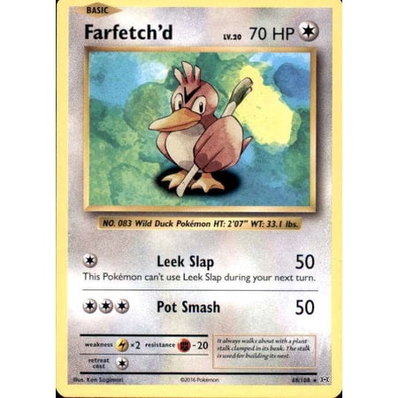 Pokemon Evolutions Rare Farfetch'd #68