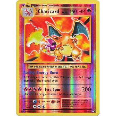 Pokemon Evolutions Reverse Holo Rare Charizard #11