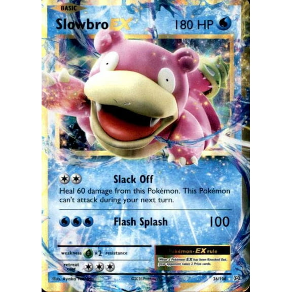 Pokemon Evolutions Ultra Rare Slowbro EX #26 [Lightly Played]