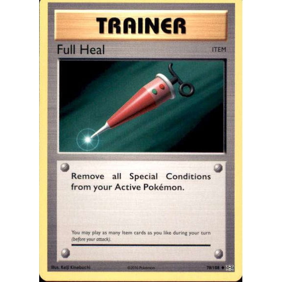 Pokemon Evolutions Uncommon Full Heal #78