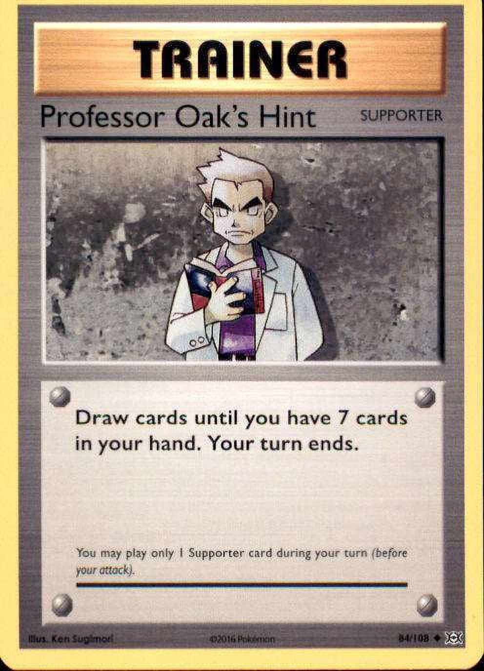 pokemon professor oak card Evolutions Uncommon Oak's Hint #84 All cards will be carefully packed for safe transit 【READY 】Pokemon TCG Pocket Trading