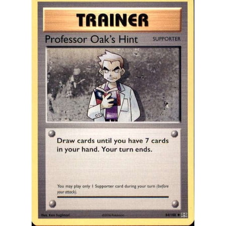 Pokemon Evolutions Uncommon Professor Oak's Hint #84