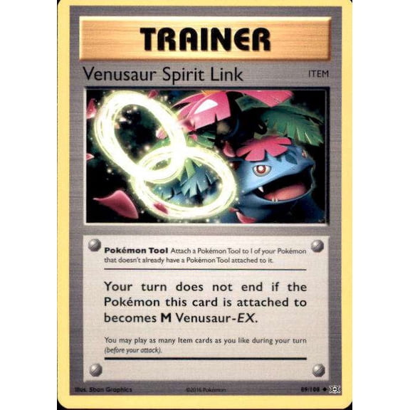 Pokemon Evolutions Uncommon Venusaur Spirit Link #89