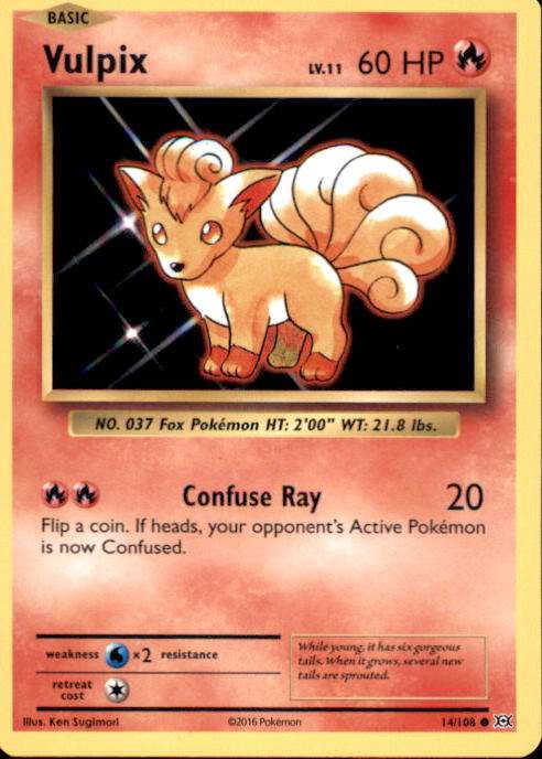 Pokemon Evolutions Common Vulpix #14 - Walmart.com Pokemon Evolutions Common Vulpix #14 - Walmart.com