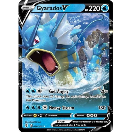 Pokemon Evolving Skies Gyarados V #028