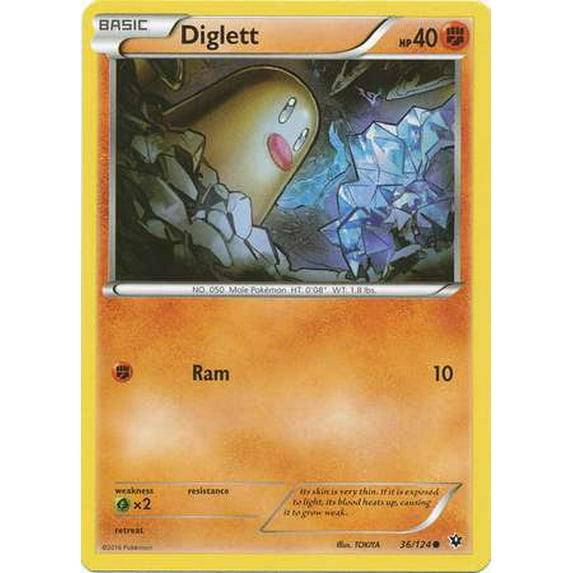 Pokemon Fates Collide Diglett #36