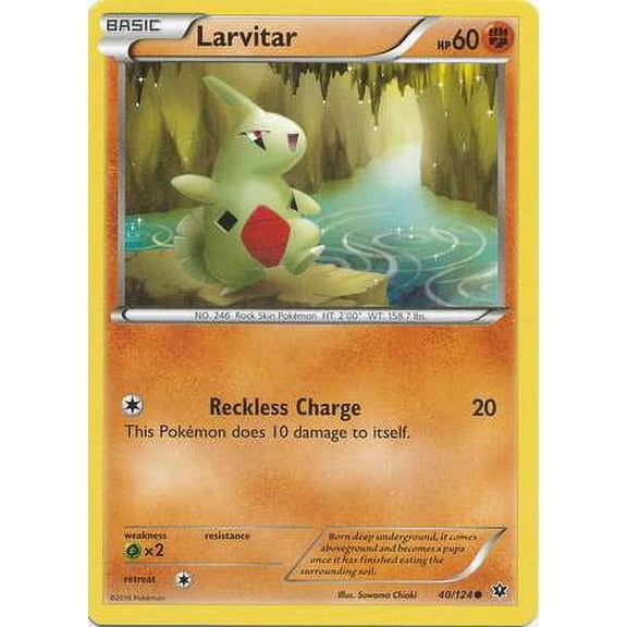 Pokemon Fates Collide Larvitar #40