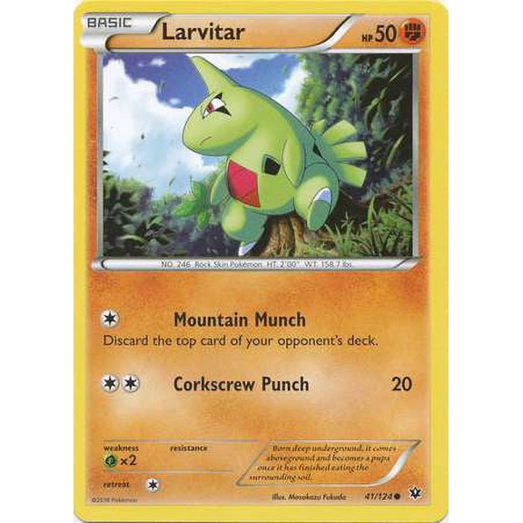 Pokemon Fates Collide Larvitar #41