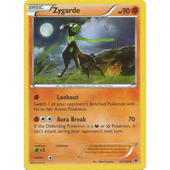 Pokemon Fates Collide Zygarde #52