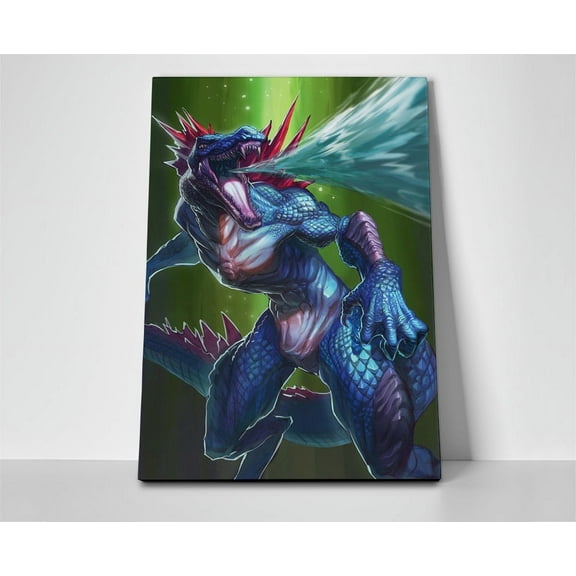 Pokemon Feraligatr Poster or Wrapped Canvas