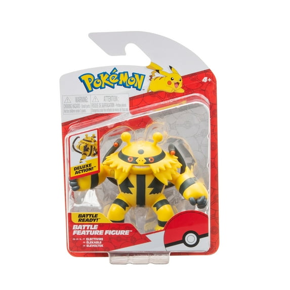 Pokemon Electivire Battle Feature Figure - 4.5 inch Electivire Battle Figure with Punch Attack Fist
