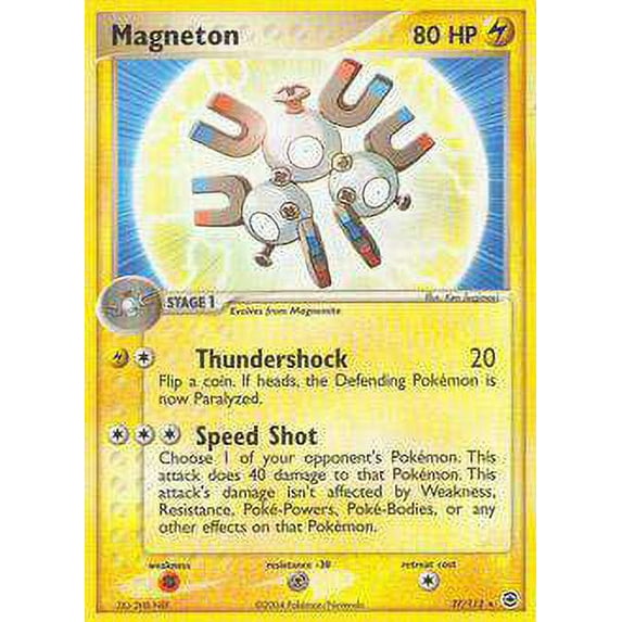 Pokemon Fire Red & Leaf Green Rare Magneton #27