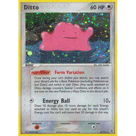 Pokemon Fire Red & Leaf Green Reverse Holo Ditto #4