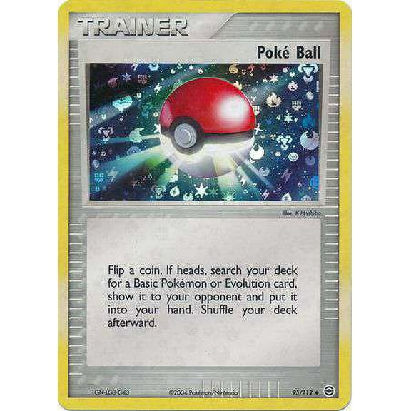 Pokemon Fire Red & Leaf Green Reverse Holo Poke Ball #95