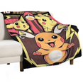 Pokemon Flannel Blankets Anime Merchandise Blanket UltraSoft 330g
