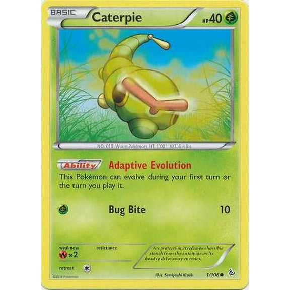 Pokemon Flashfire Caterpie #1