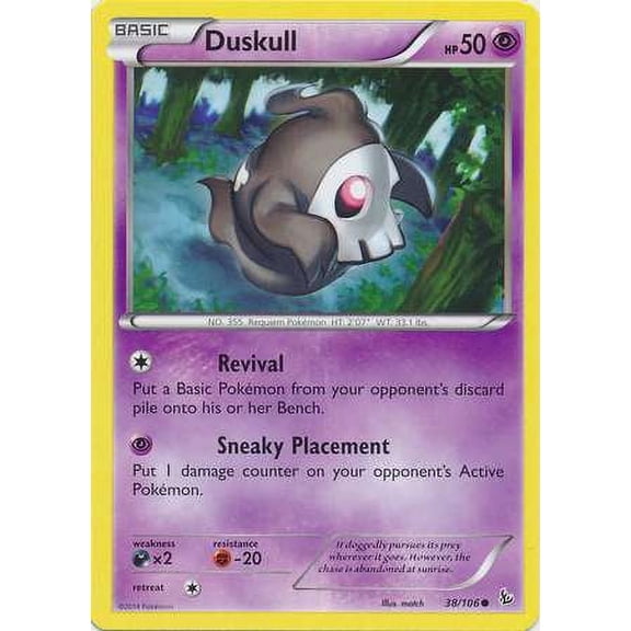 Pokemon Flashfire Duskull #38