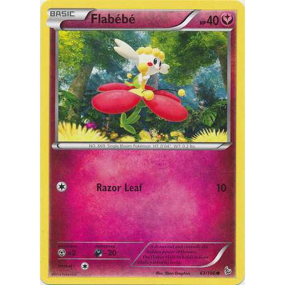 Pokemon Flashfire Flabebe #63
