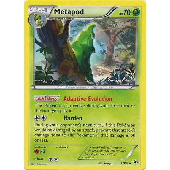 Pokemon Flashfire Metapod #2