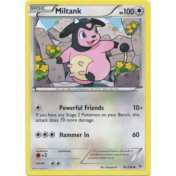 Pokemon Flashfire Miltank #83
