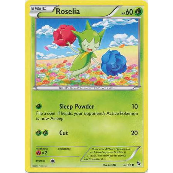 Pokemon Flashfire Roselia #8