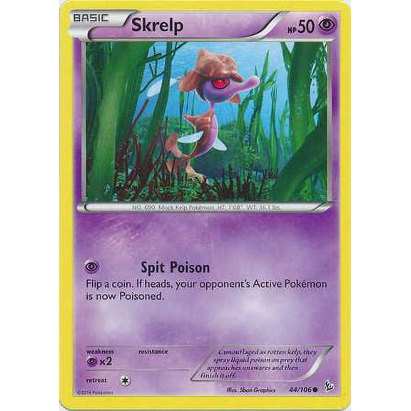 Pokemon Flashfire Skrelp #44