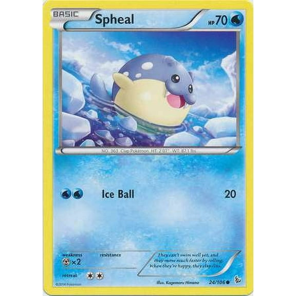 Pokemon Flashfire Spheal #24