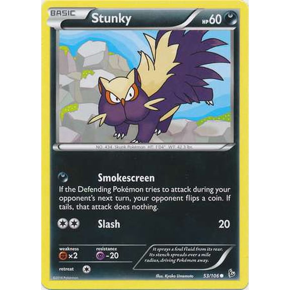 Pokemon Flashfire Stunky #53