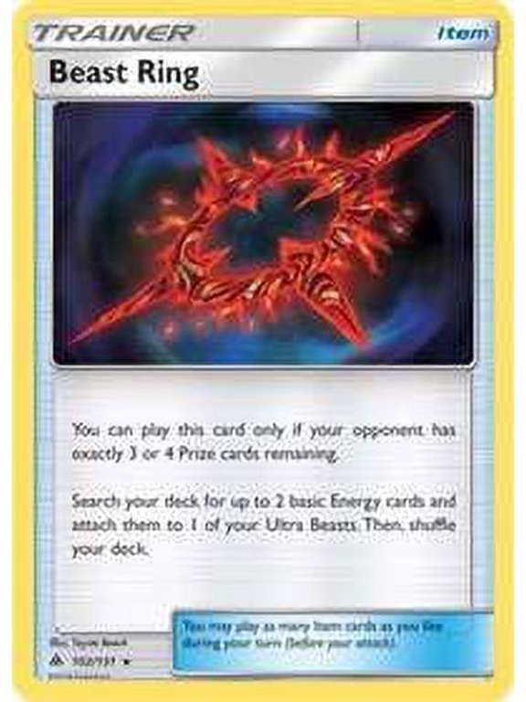 Pokemon Forbidden Light Beast Ring #102