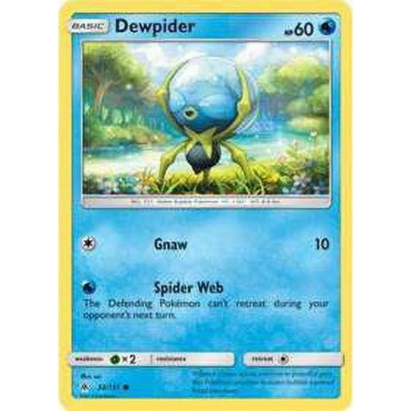 Pokemon Forbidden Light Dewpider #32