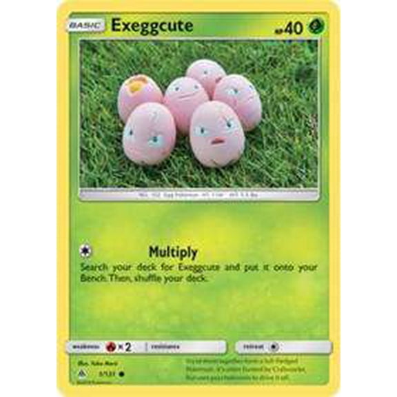 Pokemon Forbidden Light Exeggcute #1