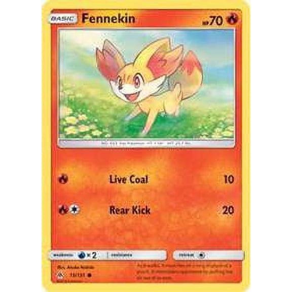 Pokemon Forbidden Light Fennekin #15