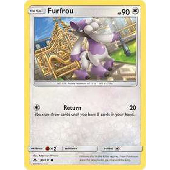 Pokemon Forbidden Light Furfrou #99