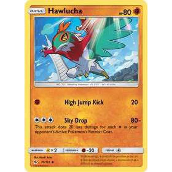 Pokemon Forbidden Light Hawlucha #70