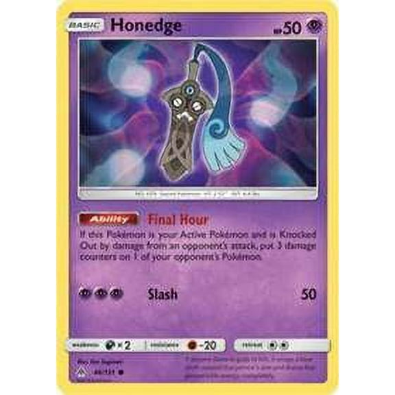 Pokemon Forbidden Light Honedge #46